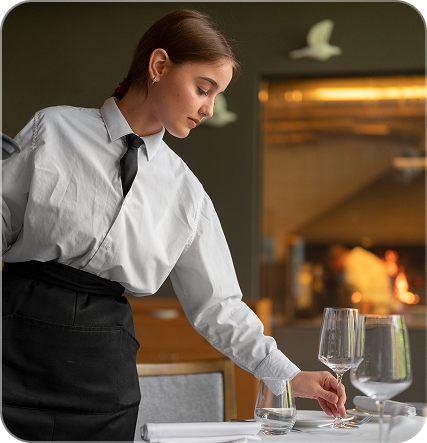 Hospitality-Trained Staff